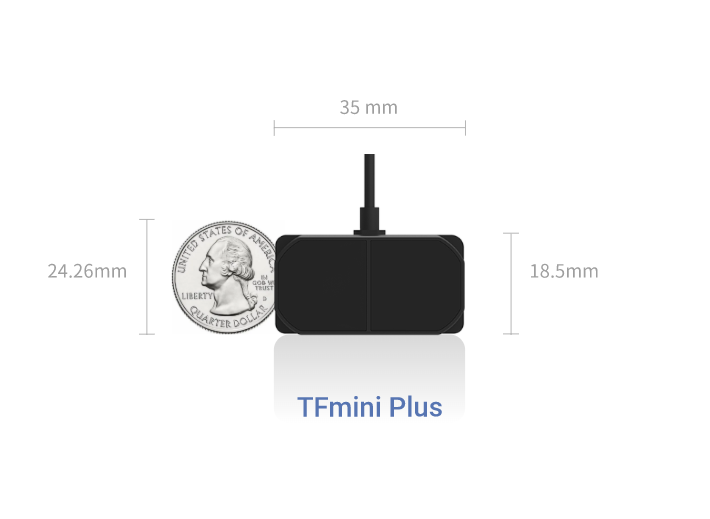 TFmini Plus ToF Single-Point Ranging Sensor Small Size